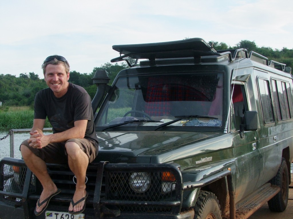 patxi en el coche mogambo