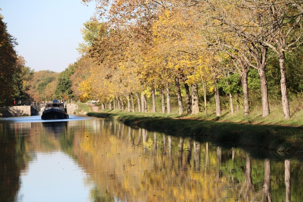 CANAL DU MIDI Desde la ciudad nueva de Carcasona puedes recorrer en barcaza el Canal du Midi y ver el funcionamiento de sus esclusas.